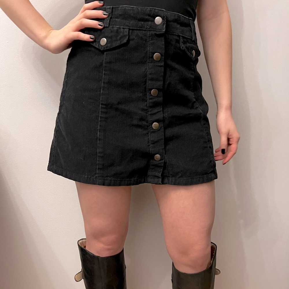 BDG Corduroy Skirt from Urban Outfitters. Size Small. Color: Black